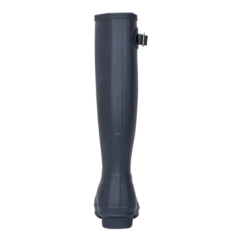 New Hunter Women's Original Tall Waterproof Rain Boots Size 10 Navy Adjustable - Picture 4 of 6